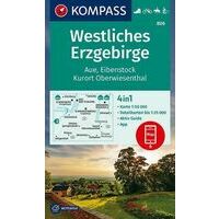Kompass Wandelkaart 806 Westliches Erzgebirge