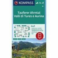 Kompass Wandelkaart 82 Tauferer Ahrntal - Valli Di Tures E Aurina