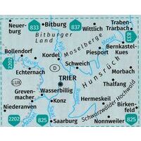 Kompass Wandelkaart 834 Mosel - Region Trier - Moezel