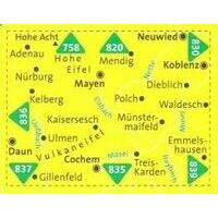 Kompass Wandelkaart 838 Hohe Eifel Osteifel