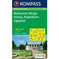 Kompass Wandelkaart 843 Paderborn Lippetal