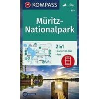 Kompass Wandelkaart 853 Müritz-Nationalpark