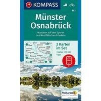 Kompass Wandelkaart 863 Munster - Osanbruck