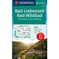 Kompass Wandelkaart 873 Bad Liebenzell