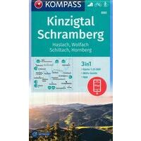 Kompass Wandelkaart 880 Kinzig - Schramberg