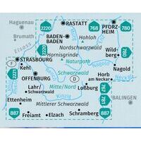 Kompass Wandelkaart 886 Schwarzwald Nord