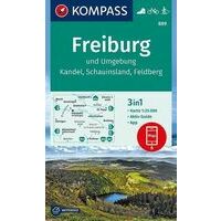 Kompass Wandelkaart 889 Freiburg Und Umgebung