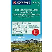 Kompass Wandelkaart 89 Parco Naturale Alpe Veglia e