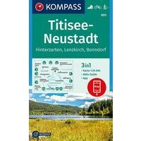 Kompass Wandelkaart 893 Titisee - Neustadt