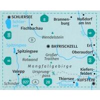 Kompass Wandelkaart 008 Bayrischzell - Schliersee