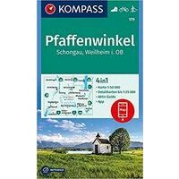 Kompass Wandelkaart 179 Pfaffenwinkel - Schongau