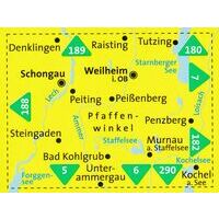 Kompass Wandelkaart 179 Pfaffenwinkel - Schongau