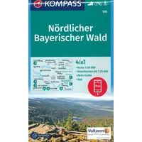 Kompass Wandelkaart 195 Nördlicher Bayerischer Wald