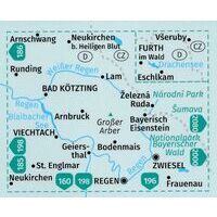 Kompass Wandelkaart 195 Nördlicher Bayerischer Wald
