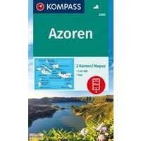 Kompass Wandelkaart 2260 Azoren