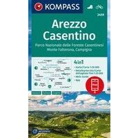 Kompass Wandelkaart 2459 Arezzo, Casentino