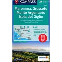 Kompass Wandelkaart 2470 Maremma - Monte Argentario