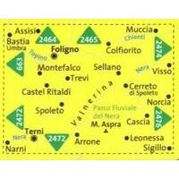 Kompass Wandelkaart 2473 Assisi-Foligno