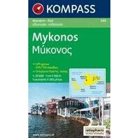Kompass Wandelkaart 249 Mykonos 1:35.000