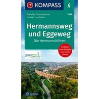 Kompass Wandelkaart 2504 Hermannsweg Und Eggeweg