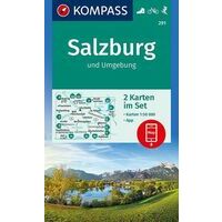 Kompass Wandelkaart 291 Salzburg Und Umgebung
