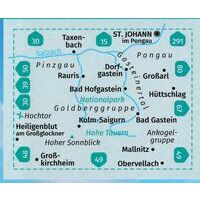 Kompass Wandelkaart 40 Gasteinertal Goldberggruppe