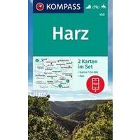 Kompass Wandelkaart 450 Harz