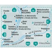 Kompass Wandelkaart 74 Sudtirols Suden - Bolzano
