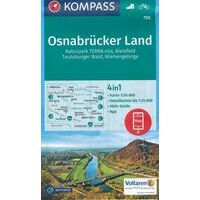 Kompass Wandelkaart 750 Osnabrücker Land