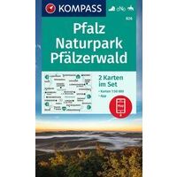 Kompass Wandelkaart 826 Pfalz, Naturpark Pfälzerwald