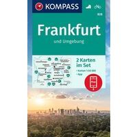 Kompass Wandelkaart 828 Frankfurt Und Umgebung