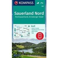 Kompass Wandelkaart 841 Sauerland Nord