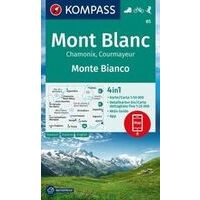 Kompass Wandelkaart 85 Mont Blanc