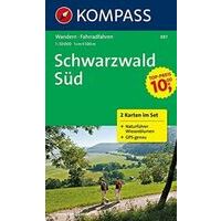 Kompass Wandelkaarten 887 Schwarzwald Süd Set