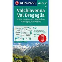 Kompass Wandelkaart 92 Valchiavenna - Val Bregaglia