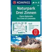 Kompass Wandelkaart WK047 Naturpark Drei Zinnen