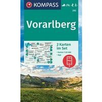 Kompass Wandelkaart WK292 Vorarlberg