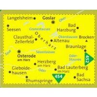 Kompass Wandelkaart WK451 Westlicher Harz