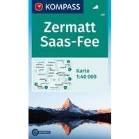 Kompass WK117 Zermatt, Saas Fee