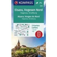 Kompass WK2220 Elzas Vogezen Noord