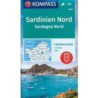 Kompass WK2497 Sardinië Noord