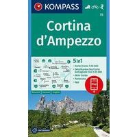 Kompass WK55 Cortina D'Ampezzo