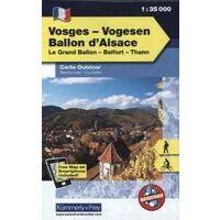 Kummerly En Frey Wandelkaart 03 Vogezen - Ballon D'Alsace