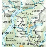 Kummerly En Frey Fietskaart 18 Lugano - Lucarno
