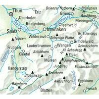 Kummerly En Frey Wandelkaart 18 Jungfrau Regio