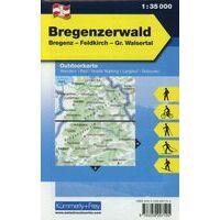 Kummerly en Frey Outdoorkarte 01 Bregenzerwald 