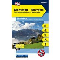 Kummerly en Frey Outdoorkarte 02 Montafon - Silvretta