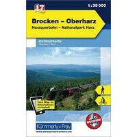  Outdoorkarte17 Brocken - Oberharz