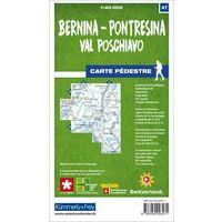 Kummerly En Frey Wandelkaart 47 Bernina - Pontresina - Val Poschiavo