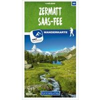 Kummerly En Frey Wandelkaart 49 Zermatt - Saas-Fee
